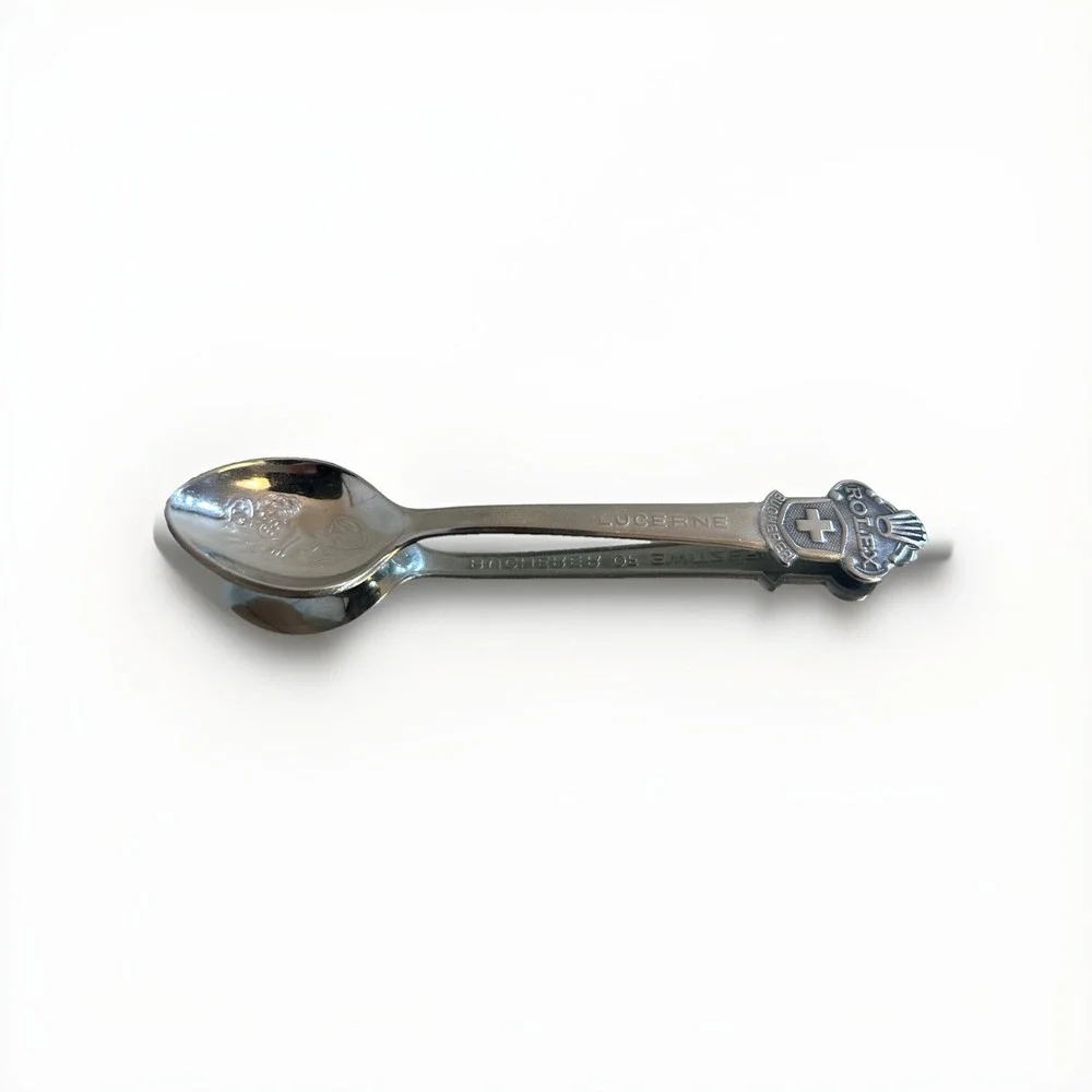 Rolex‎ Bucherer of Lucerne Switzerland CB Souvenir Collector Spoons Vintage